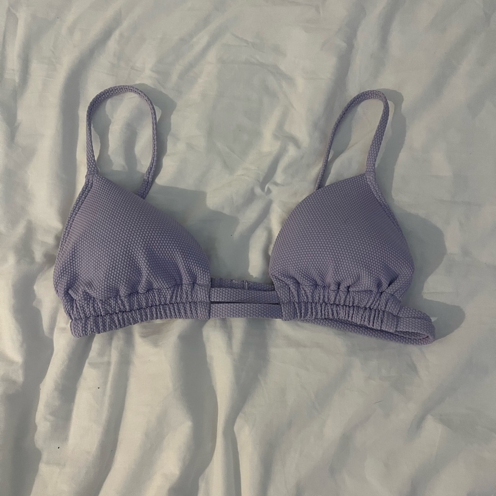 Purple bikini top